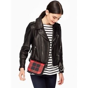 KATE SPADE Newburyport Lane plaid Carsen crossbody